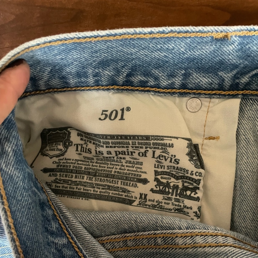 Levi’s 501 High Rise Shorts - Picture 4 of 4